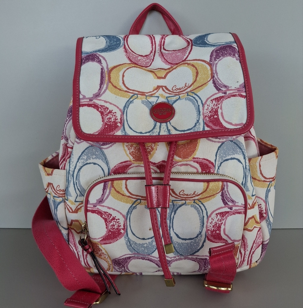 Coach Multicolor Backpack - Picture 13 of 15